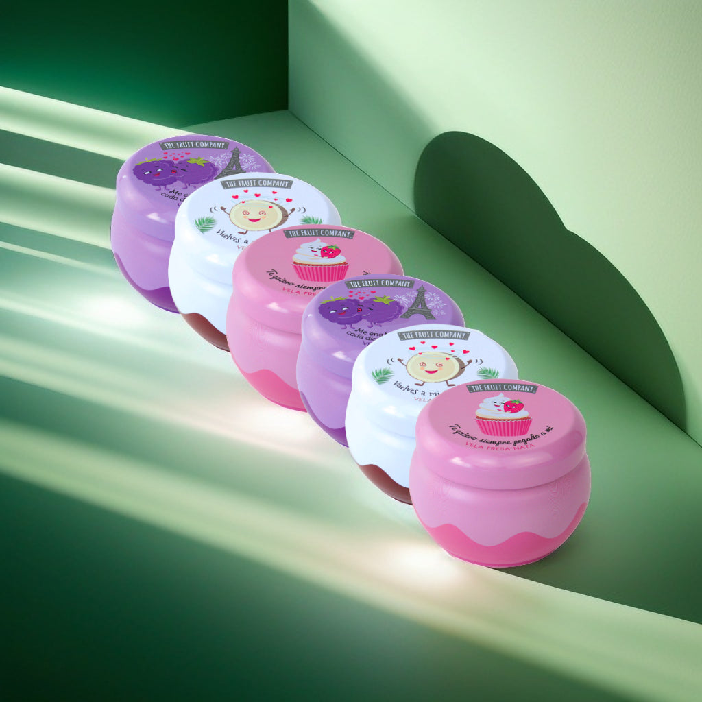 Bougie parfumée au coco de chez "The Fruit Company"