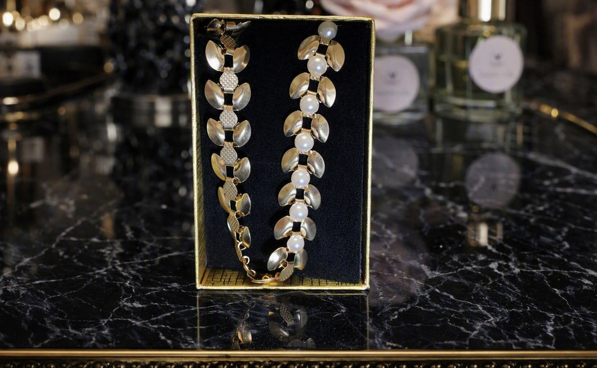 Collier épis de blé dorés – Souvenir Infini (acier inoxydable plaqué or)