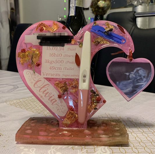 Coeur éternel personnalisable : le gardien de vos plus beaux souvenirs