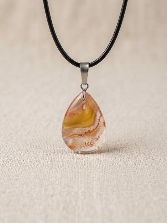 Collier en cristal naturel – Souvenir Infini (Cristal naturel)