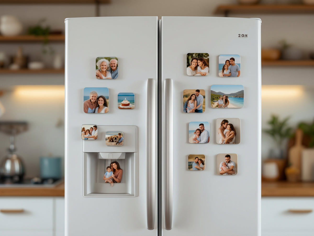 NOUVEAU Photos aimantées (magnets) personnalisables (5 pièces)