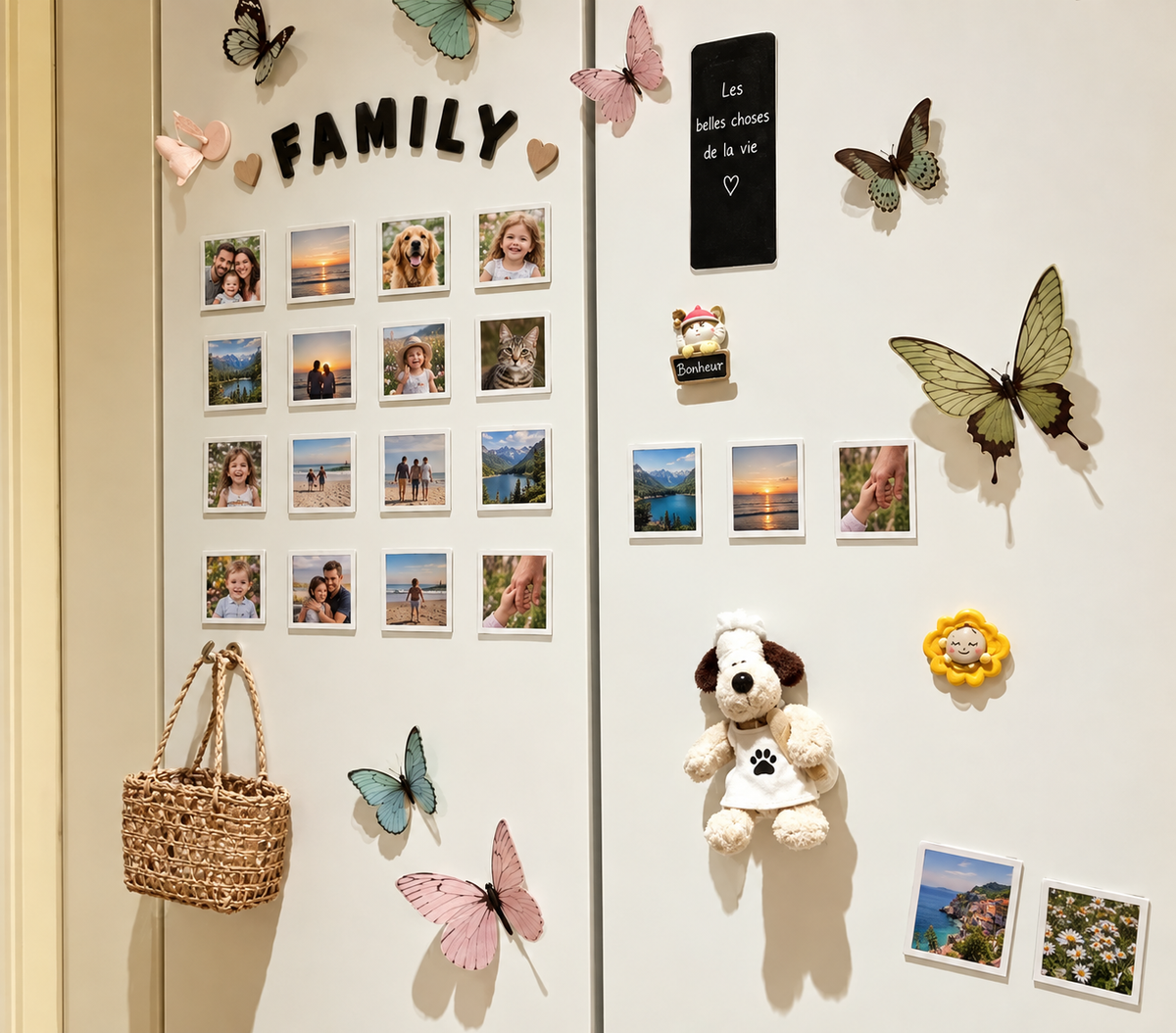 NOUVEAU Photos aimantées (magnets) personnalisables (5 pièces)