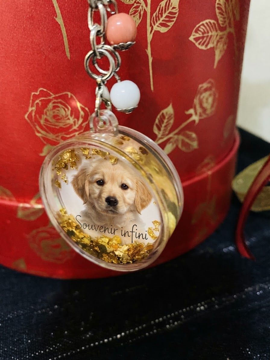 NOUVEAU Porte-clés personnalisable avec votre photo préférée