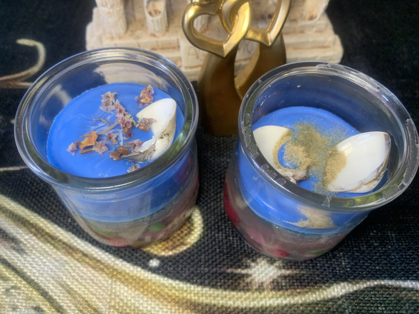 Bougie décorative artisanale – Évasion azur et sable de Sicile