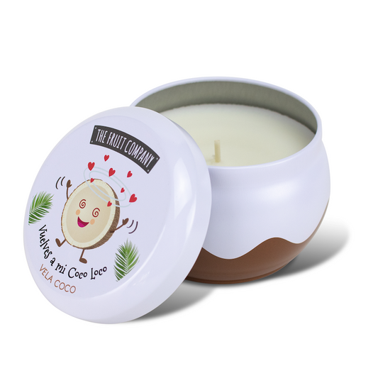 Bougie parfumée au coco de chez "The Fruit Company"