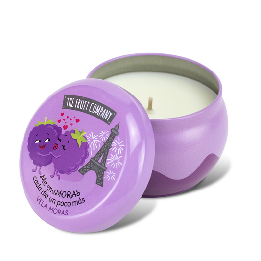 Bougie parfumée à la mûre de chez "The Fruit Company"