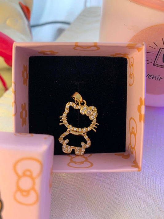 Collier "Hello Kitty" (acier inoxydable)