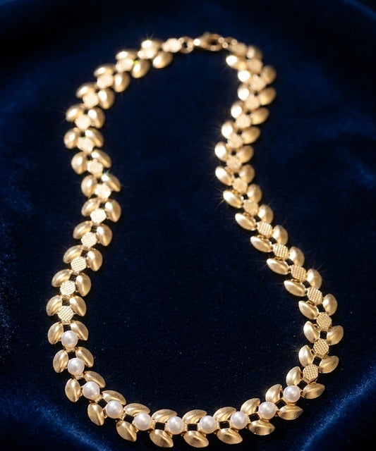 Collier épis de blé dorés – Souvenir Infini (acier inoxydable plaqué or)