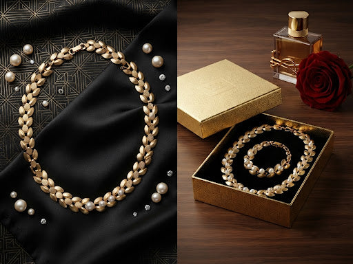 Collier épis de blé dorés – Souvenir Infini (acier inoxydable plaqué or)