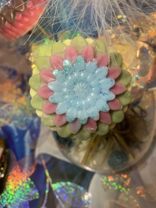 .Bougie déco "Fleur"