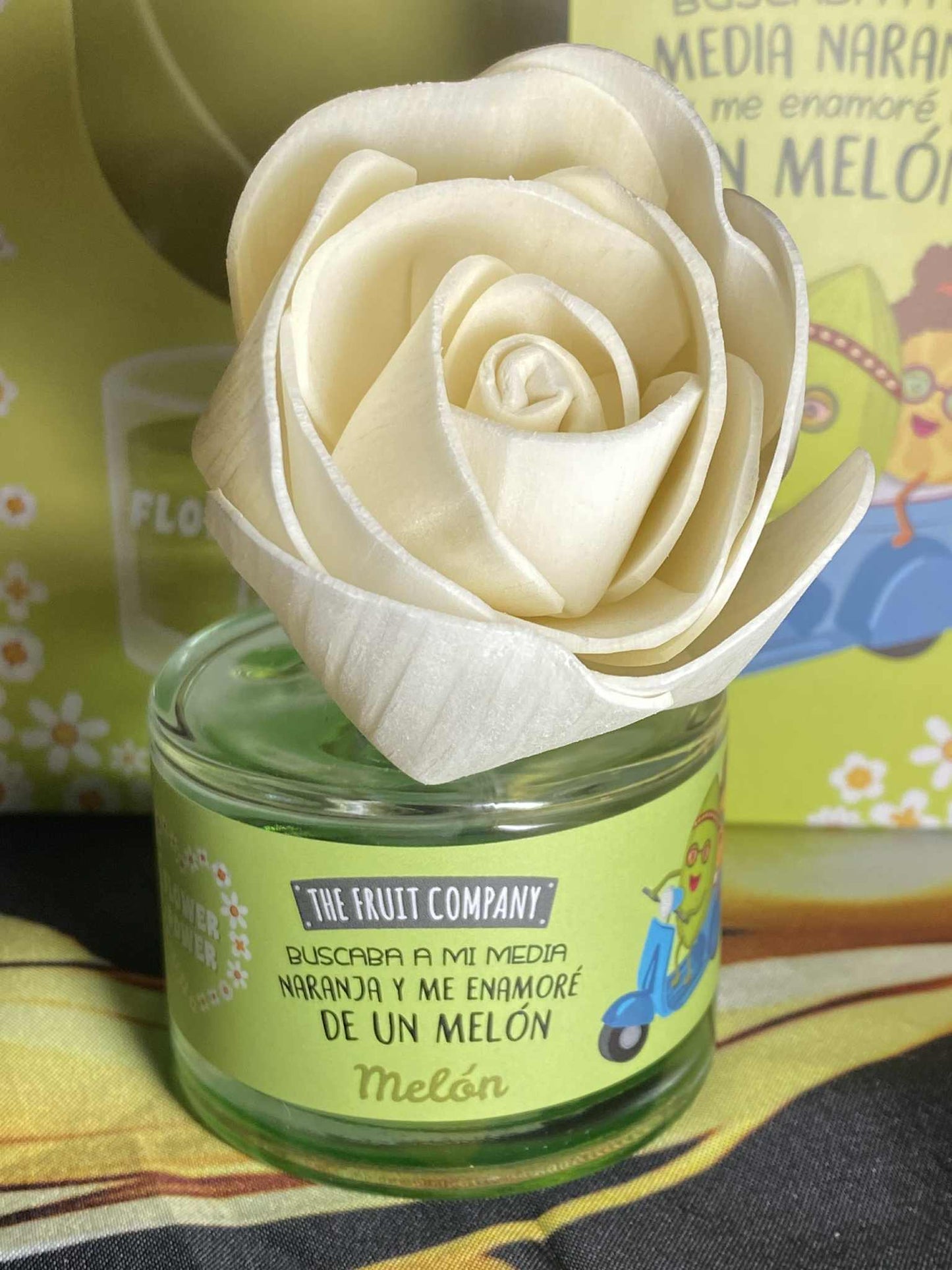 Fleur parfumée Melon de chez "The Fruit Company".