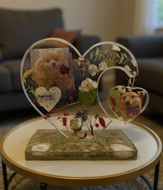 Coeur éternel personnalisable : le gardien de vos plus beaux souvenirs