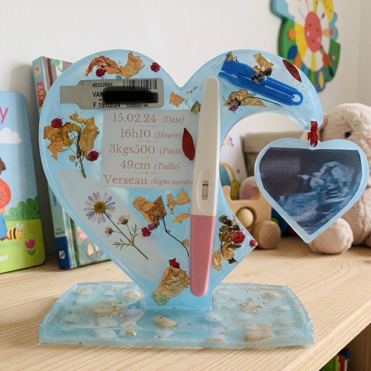 Coeur éternel personnalisable : le gardien de vos plus beaux souvenirs
