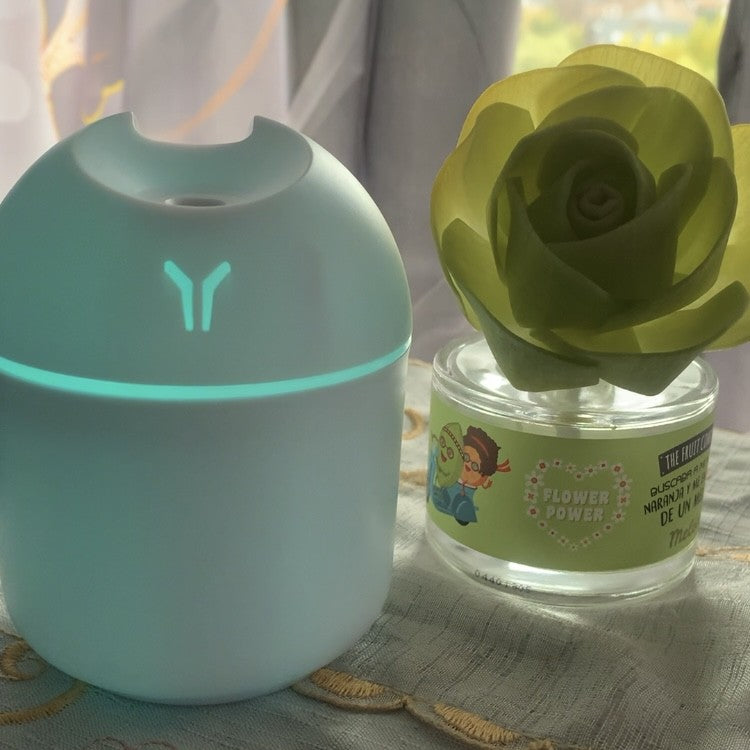 NOUVEAU Mini diffuseur d'huiles essentielles - Humidificateur d’Air USB 2-en-1 avec lampe led