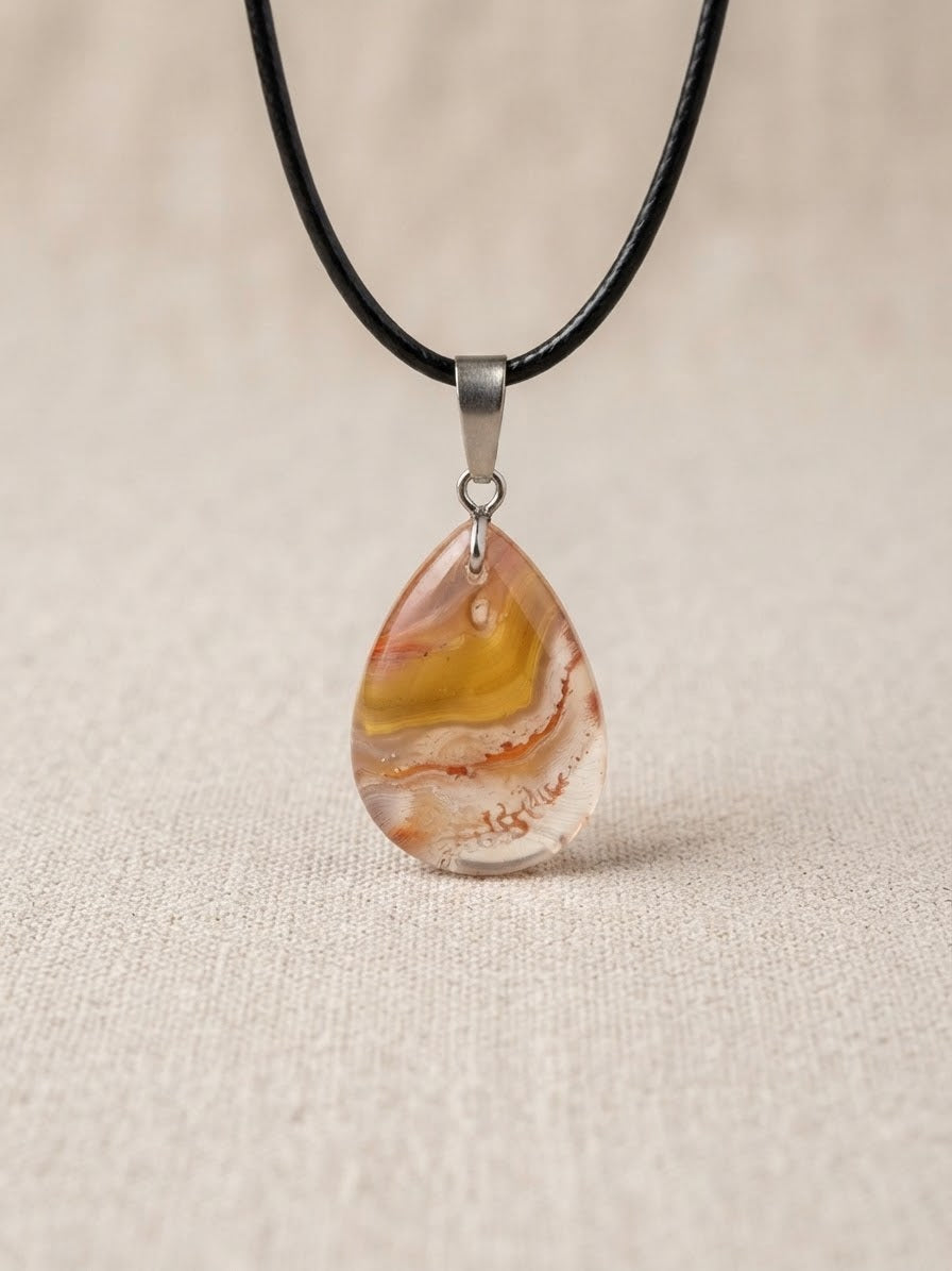 Collier en cristal naturel – Souvenir Infini (Cristal naturel)