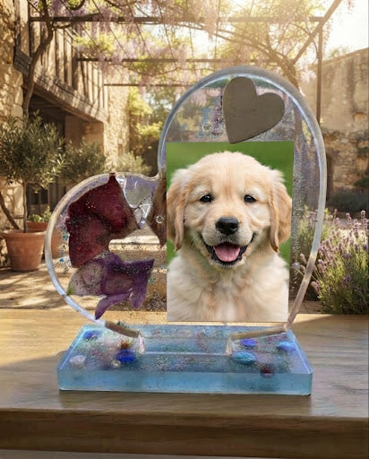 Petit Cœur Souvenirs – Décoration personnalisée avec photo