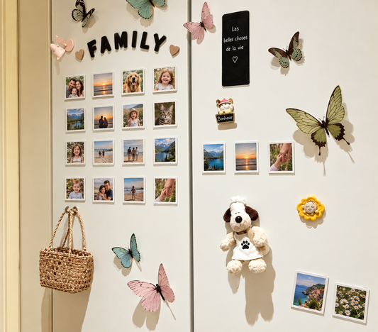 NOUVEAU Photos aimantées (magnets) personnalisables (5 pièces)