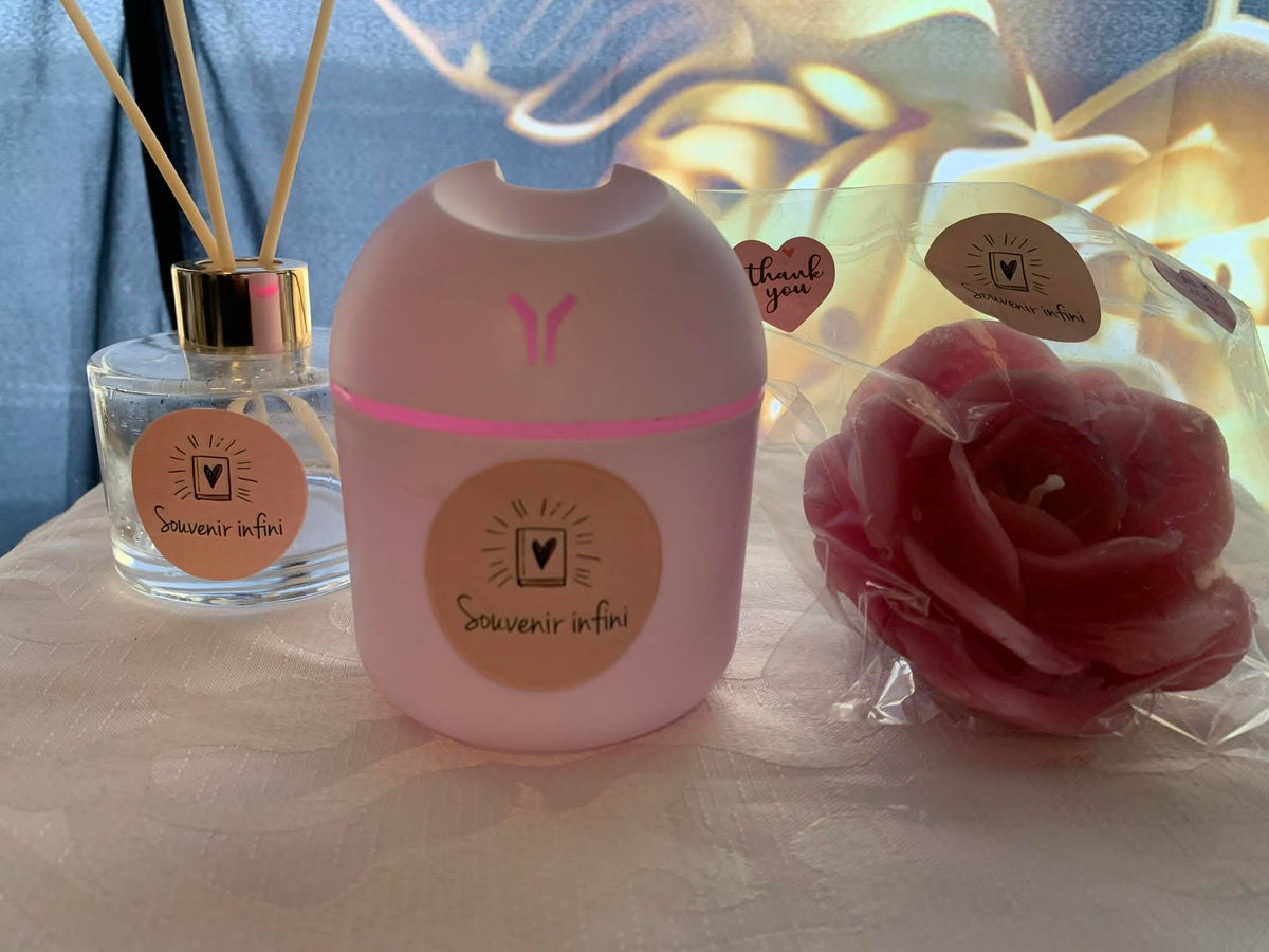 SOLDE Bougie Rose rouge